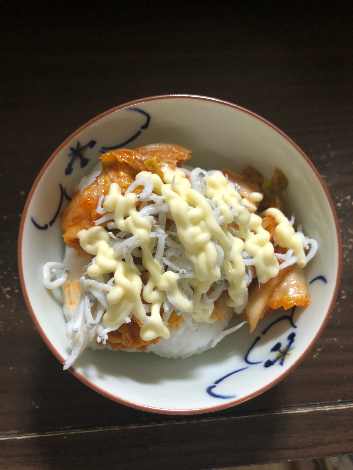 キムチしらすマヨ丼