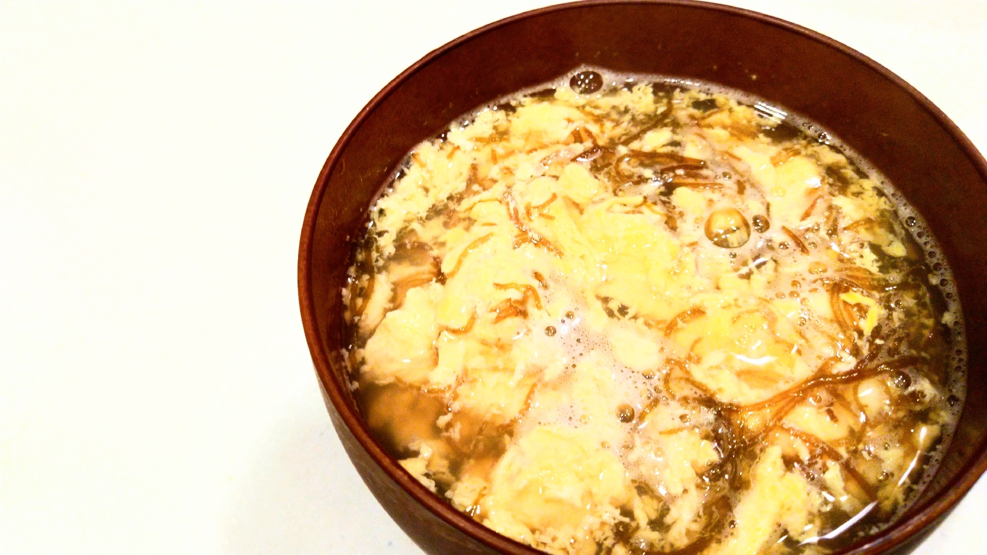 簡単アレンジ もずく酢の卵スープ レシピ 作り方 By Muu106 楽天レシピ