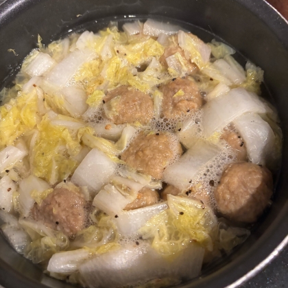 白菜と肉団子のトロトロ煮♪