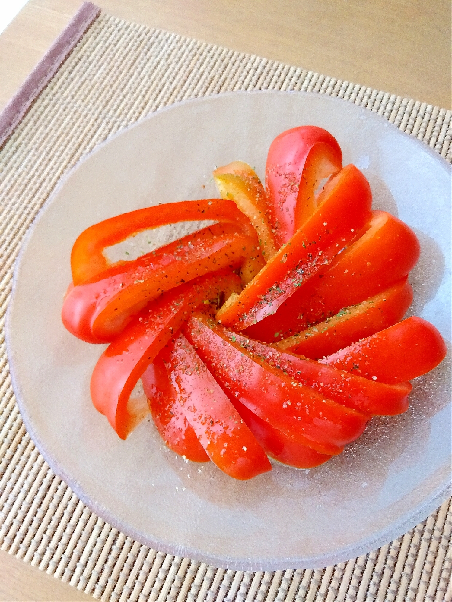 夏★パプリカのオイルサラダ