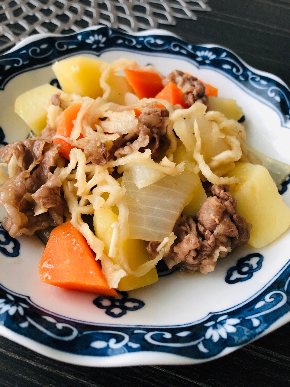 切り干し大根が美味しい☆旨味たっぷり肉じゃが