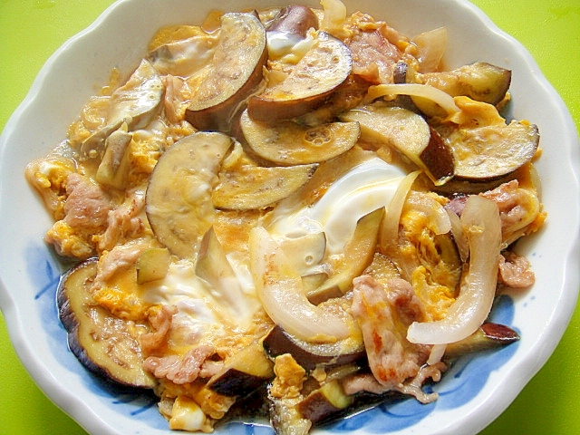 茄子と玉ねぎの卵とじ レシピ 作り方 By Mint74 楽天レシピ 茄子と玉ねぎの卵とじ レシピ 作り方 By Mint74 楽天レシピ