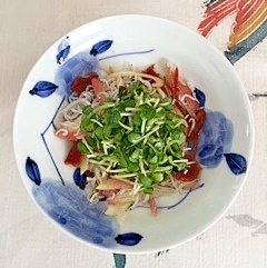 茗荷としらすの梅干し和え レシピ 作り方 By 2727椿 楽天レシピ 茗荷としらすの梅干し和え レシピ 作り方 By 2727椿 楽天レシピ