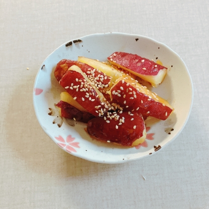 ほっこり美味♡さつまいもの甘辛煮