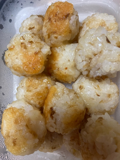 子供も大好き　焼きおにぎり