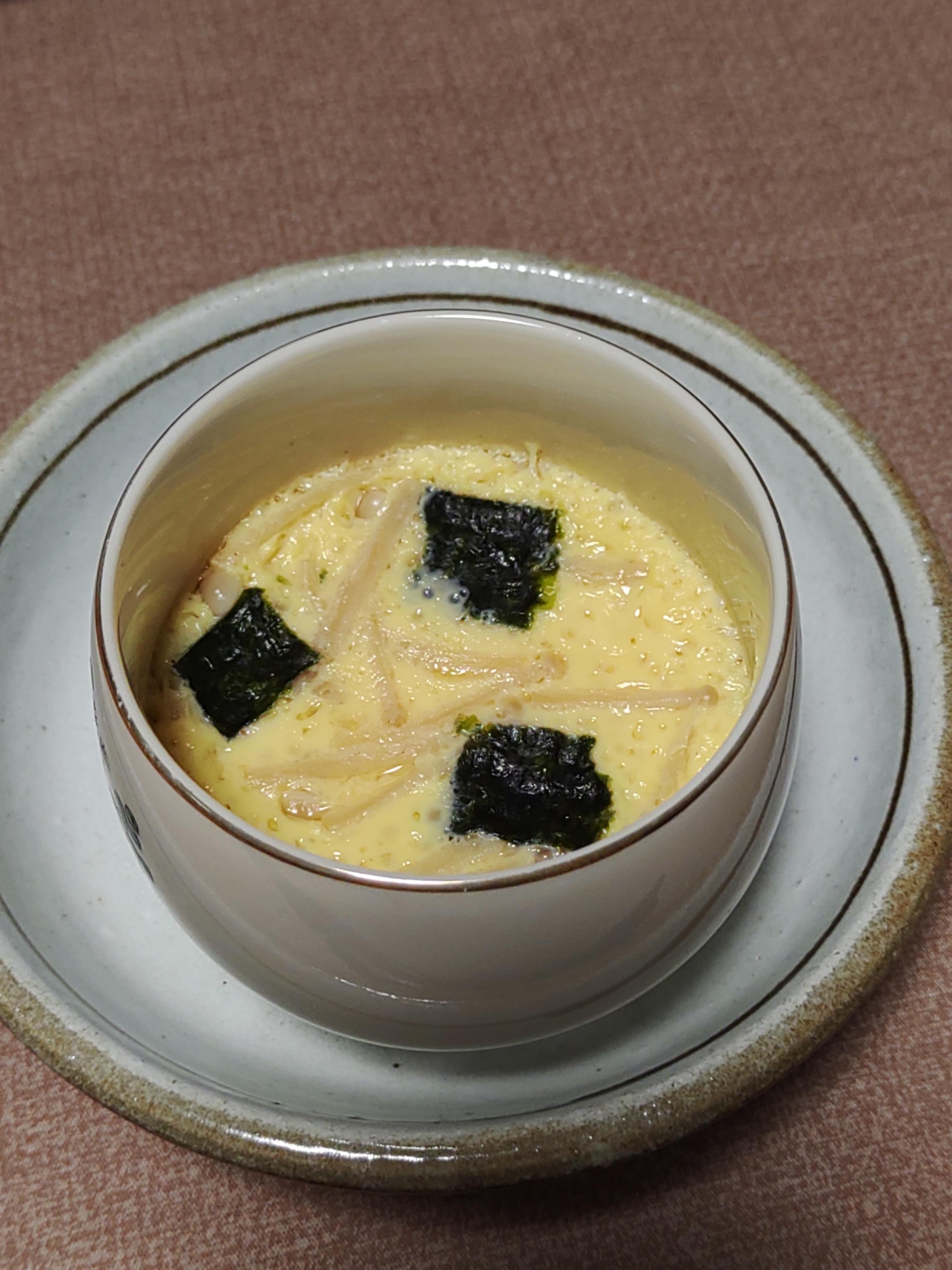 えのきの茶碗蒸し