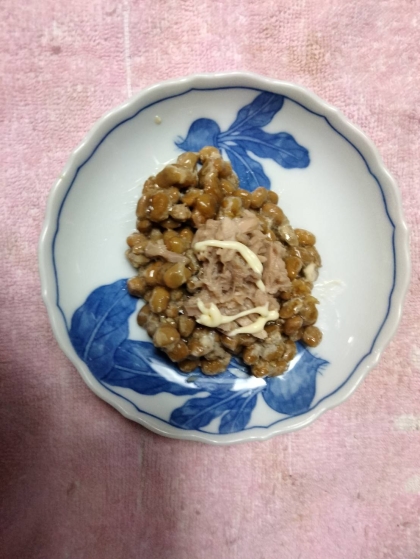 納豆アレンジ スプラウト&ツナマヨ