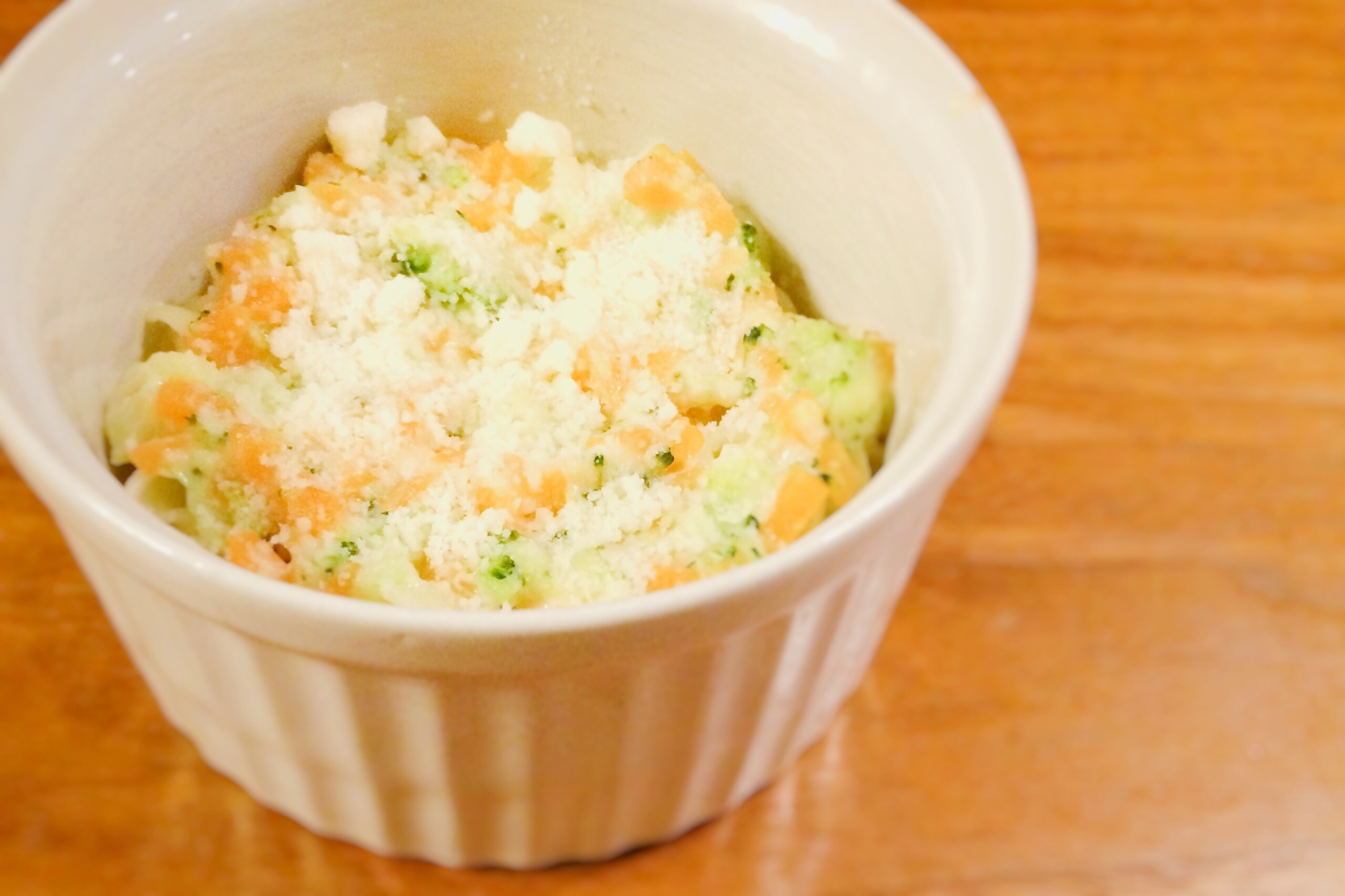 離乳食後期*野菜のマカロニグラタン