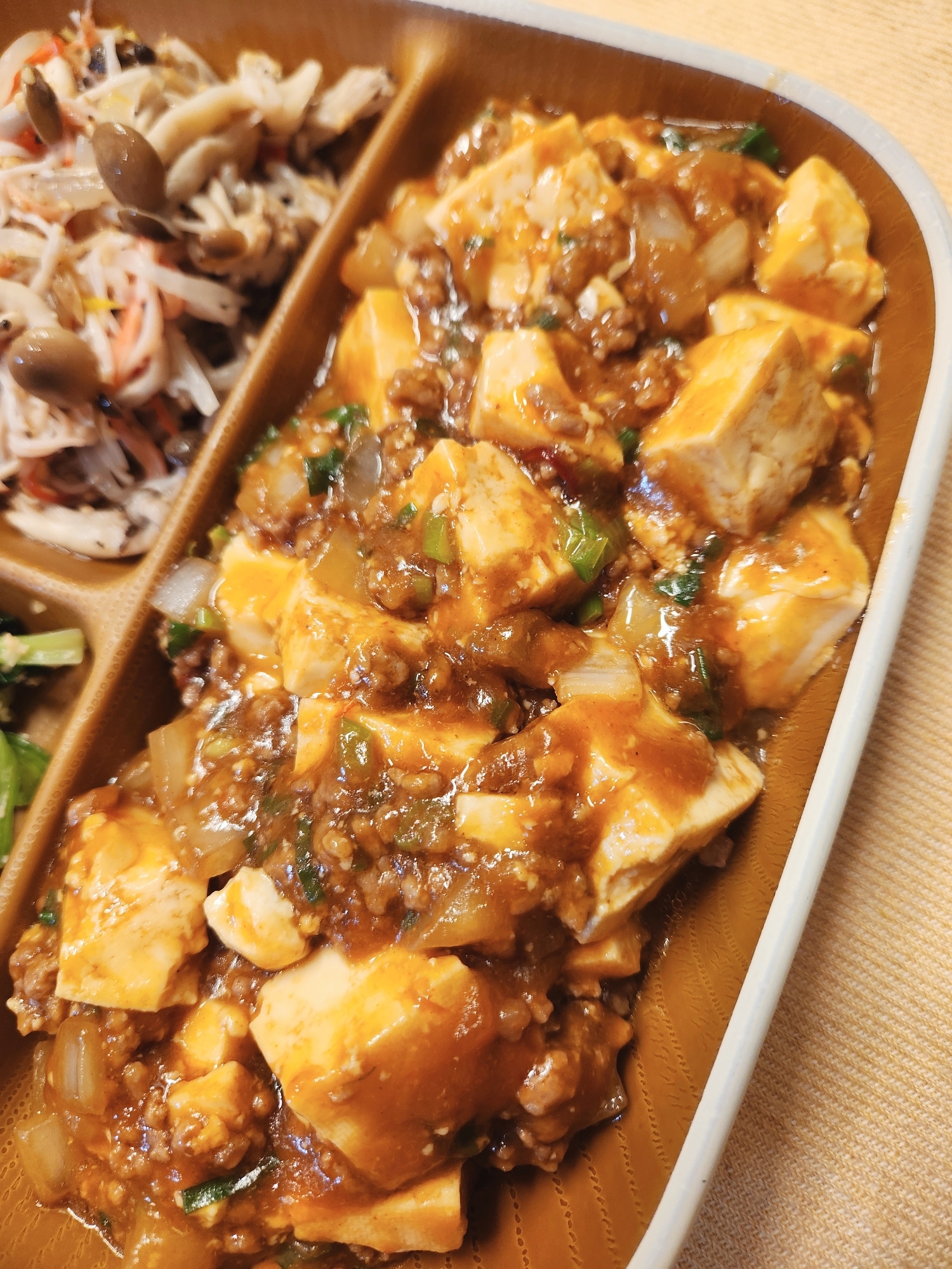 【おかず】新玉シャキシャキ 味噌麻婆豆腐