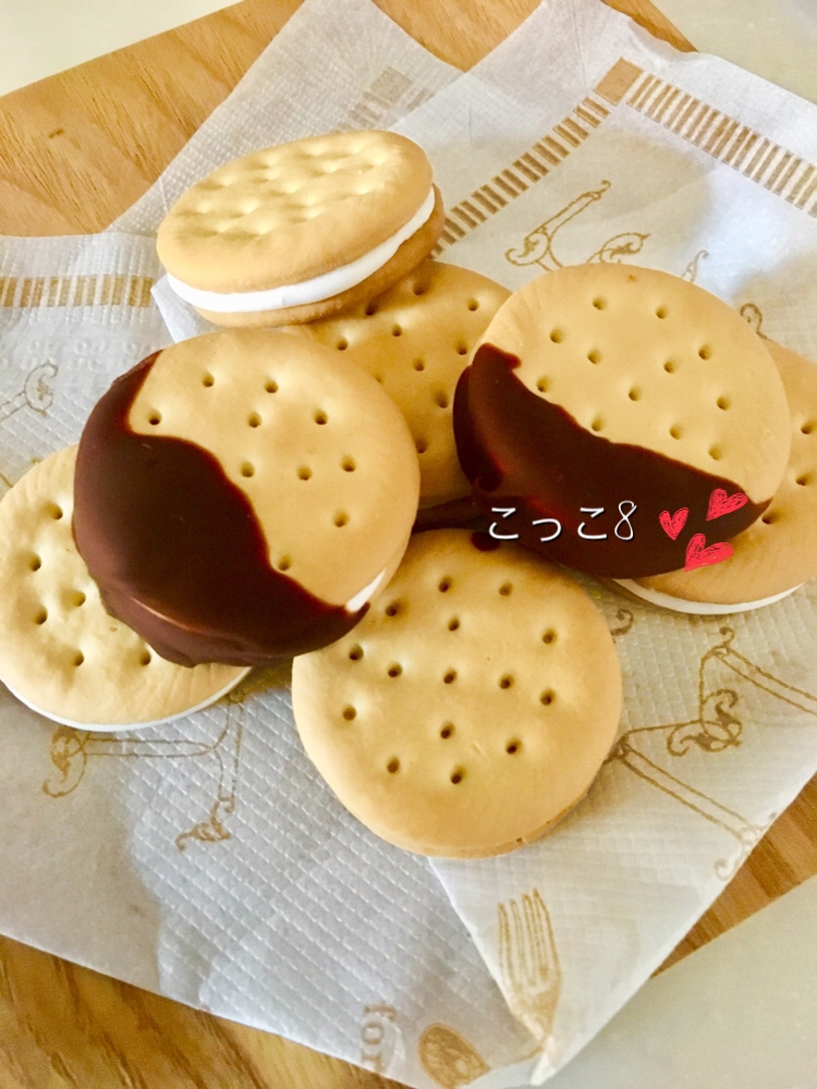 簡単おやつ★マシュマロサンド★