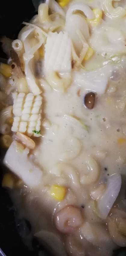 お鍋一つで簡単シーフードグラタン