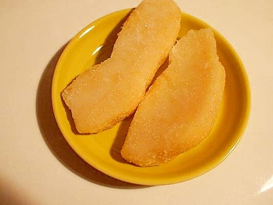 ラフランスの保存に 冷凍シャーベット レシピ 作り方 By ブ 子 楽天レシピ