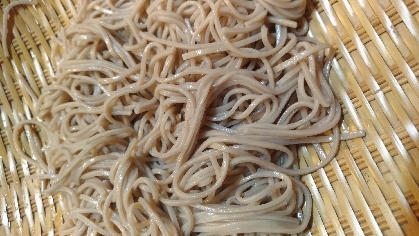 夏のざるそば、食が進みます♪美味しかったです♪