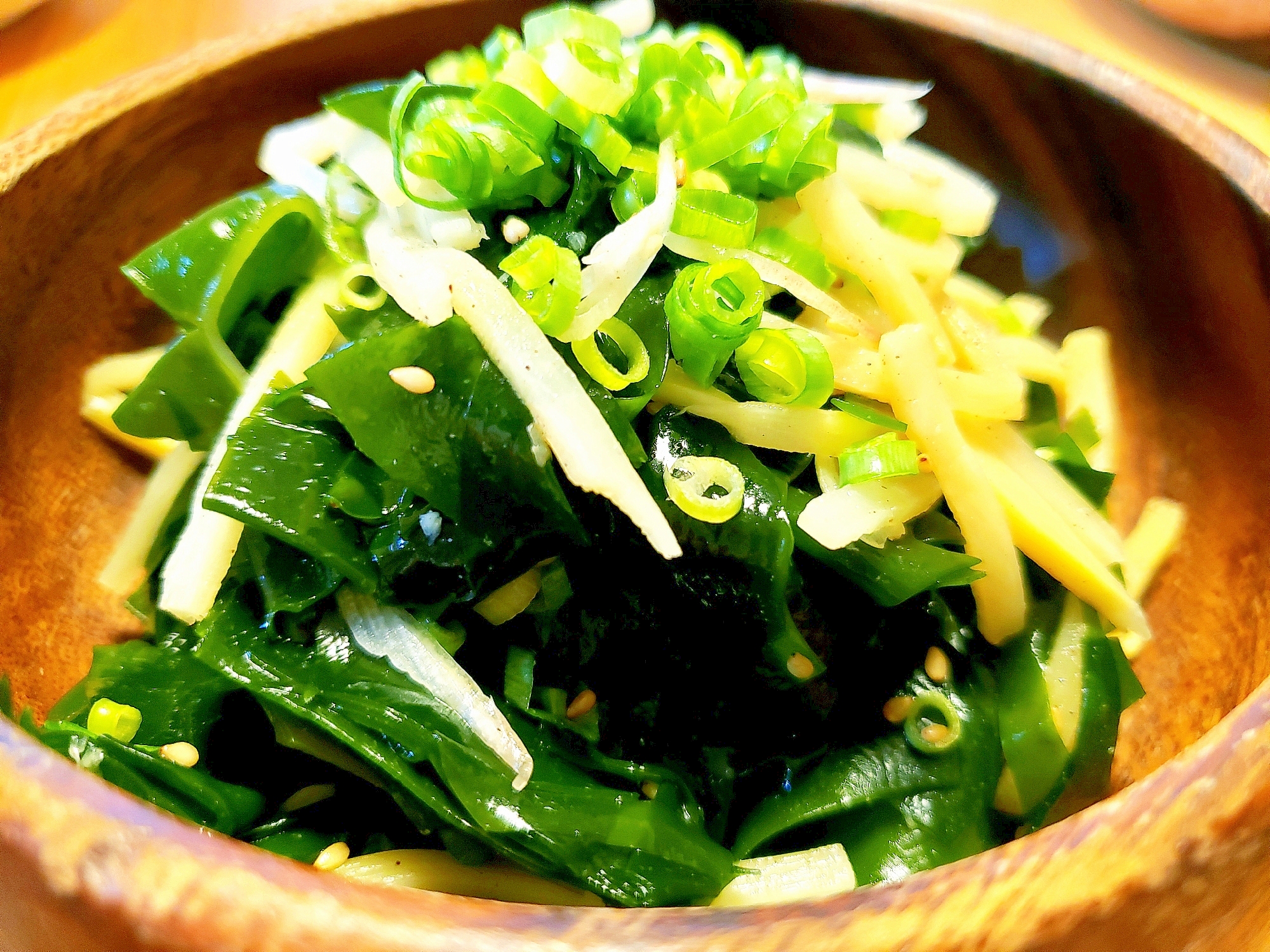 若竹の香味野菜サラダ