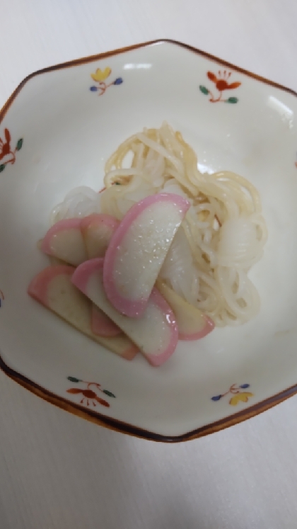 白滝と蒲鉾の白だし煮