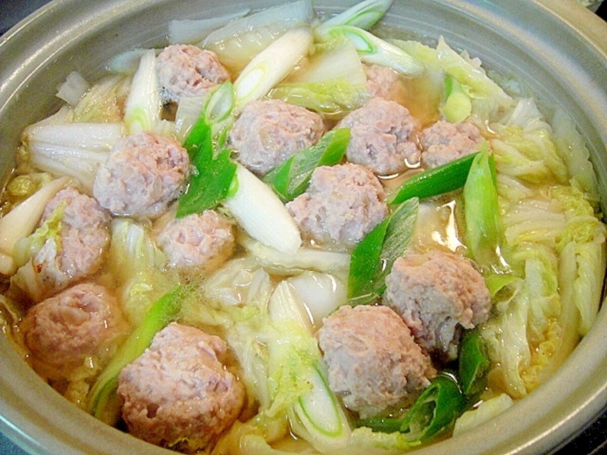肉団子と白菜の鍋 レシピ 作り方 By Mint 楽天レシピ 肉団子と白菜の鍋 レシピ 作り方 By Mint 楽天レシピ