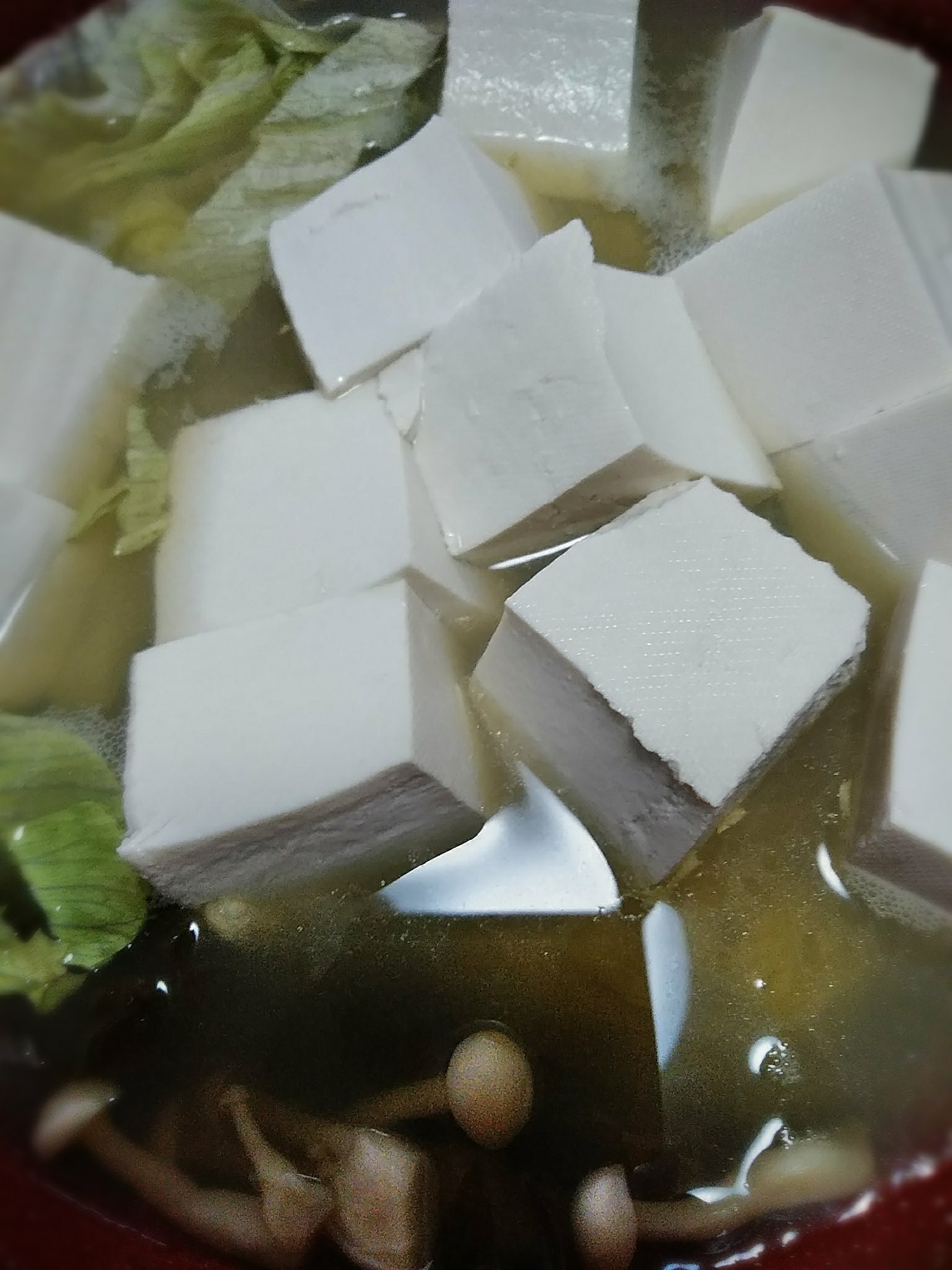 レタス湯豆腐