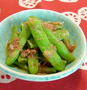 お弁当に★レンジでいんげんの煮びたし