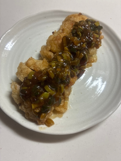 タレが絡む！ジュワッと油淋鶏（ユーリンチー）