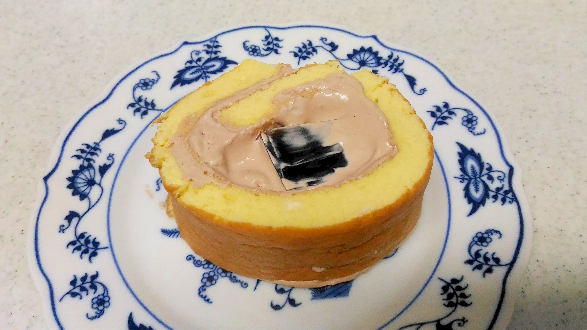 コーヒーゼリーロールケーキ