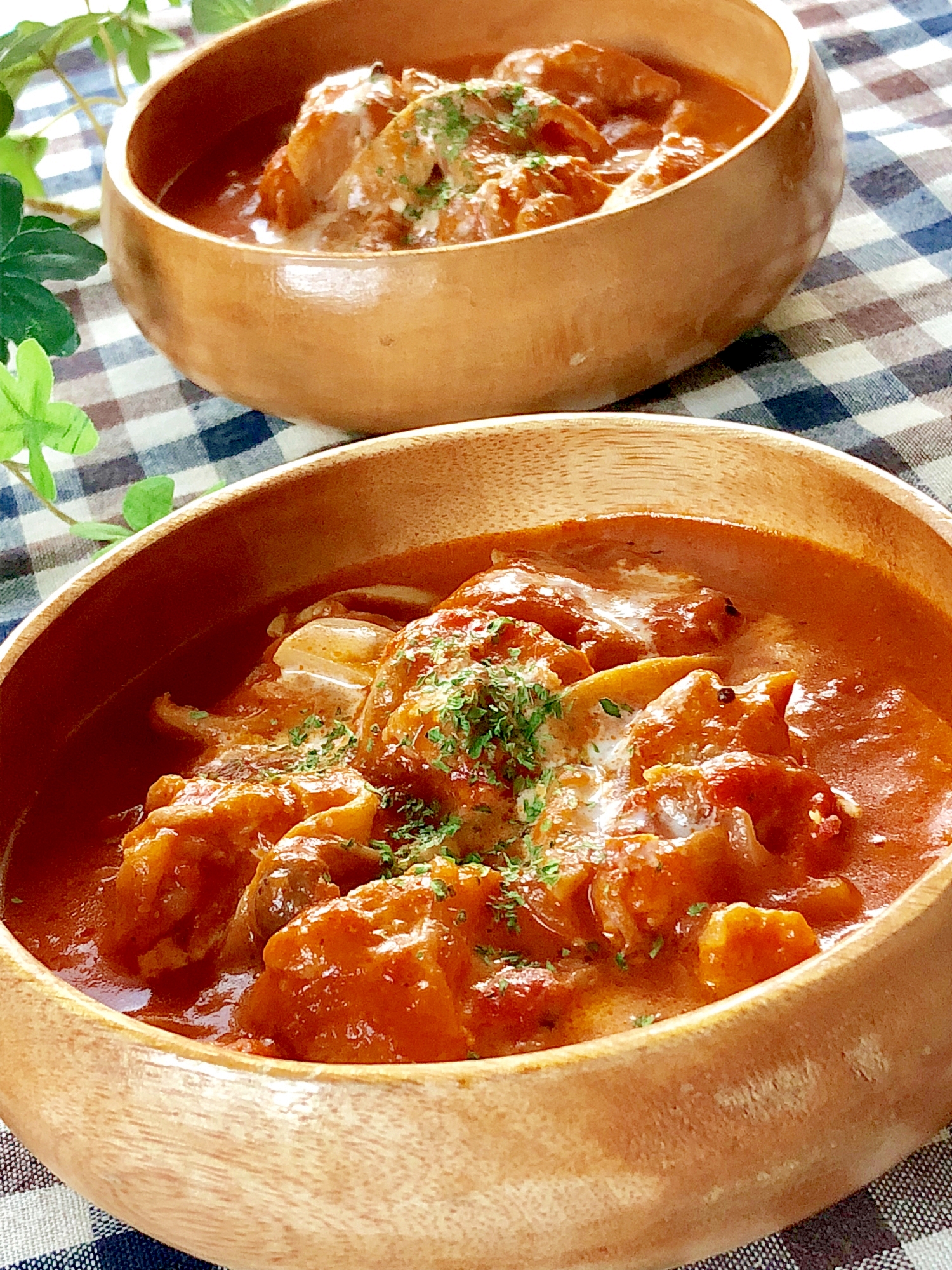 ★チキンのトマトクリーム煮込み★