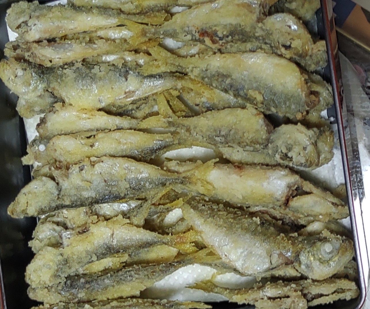 豆アジの唐揚げ