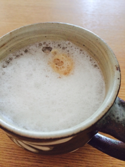 バリスタで！豆乳コーヒー♪カプチーノ風