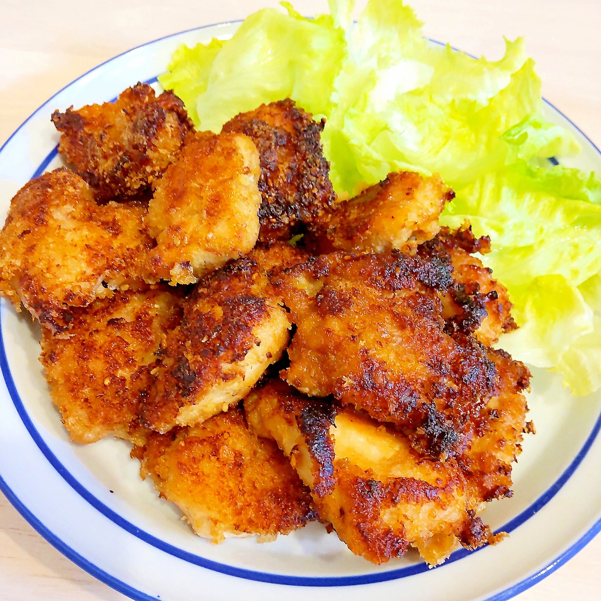 【フライパン】鶏肉の味噌パン粉焼き【お弁当】