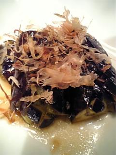 レンジで簡単!なすの蒸しポン酢♪