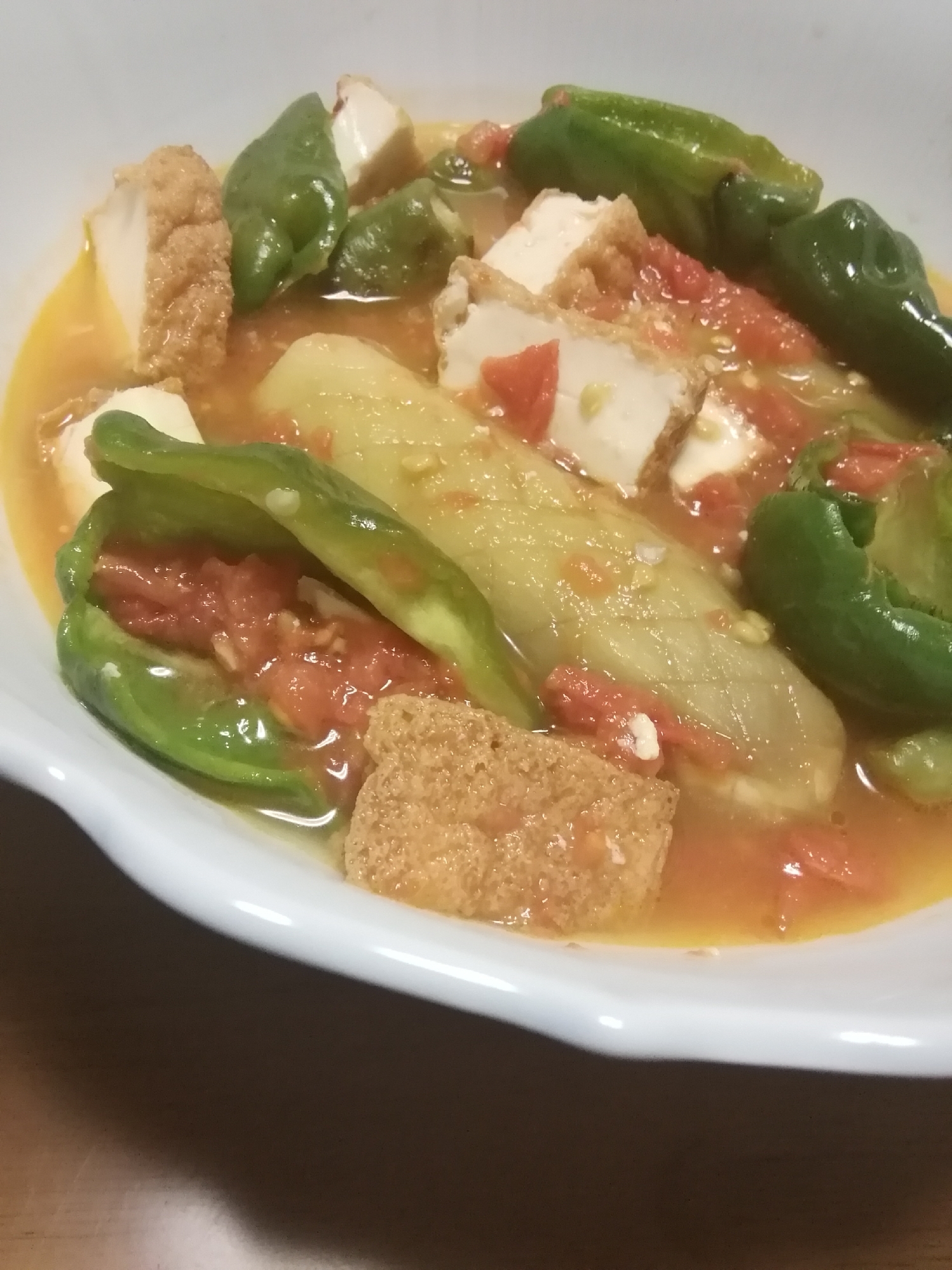 夏野菜の揚げ浸し風