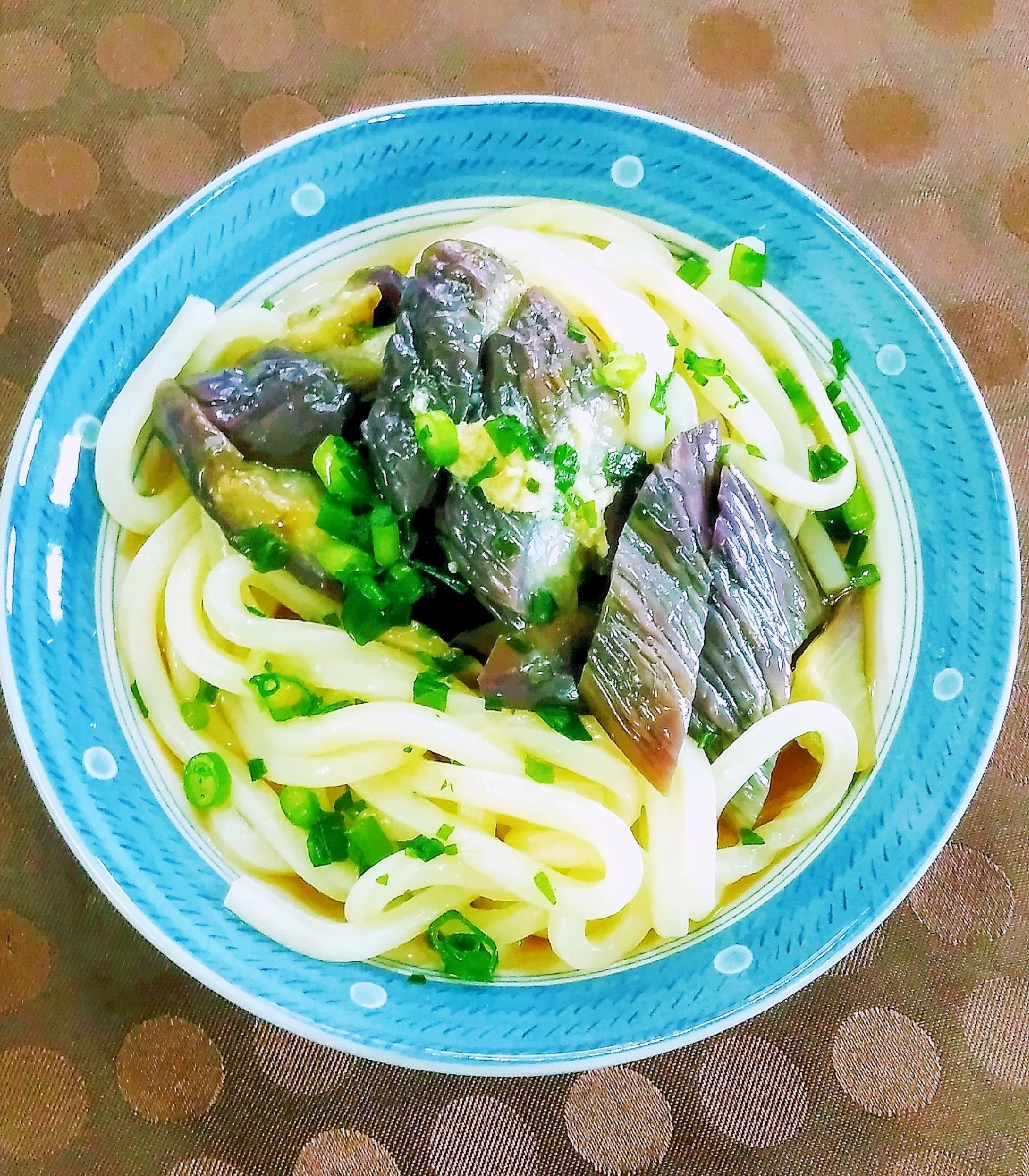 電子レンジで簡単！ ナスうどん