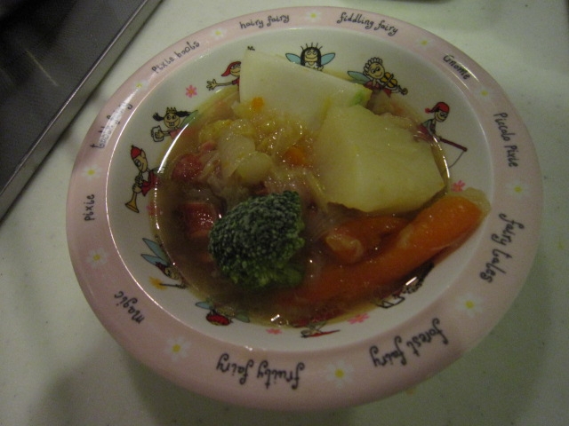 野菜たっぷり☆厚切りベーコンのポトフ