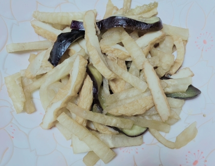 白菜と　帆立天の　煮物