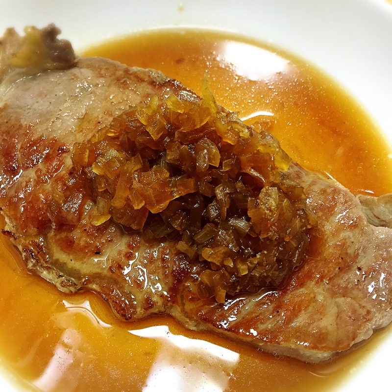 さっぱり 新たまねぎのステーキソース レシピ 作り方 By みるやん1029 楽天レシピ