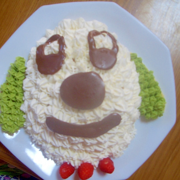 ワンワンケーキ お誕生日に 可愛い 簡単 レシピ 作り方 By さぁー27 楽天レシピ ワンワンケーキ お誕生日に 可愛い 簡単 レシピ 作り方 By さぁー27 楽天レシピ