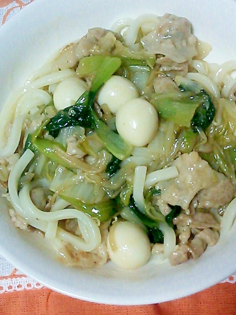 八宝菜風★あんかけうどん