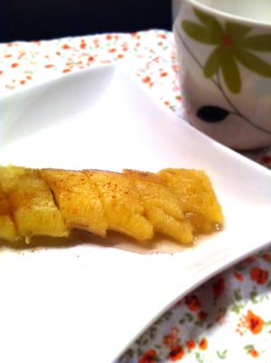 電子レンジで焼きバナナ レシピ 作り方 By まるまるすけ 楽天レシピ