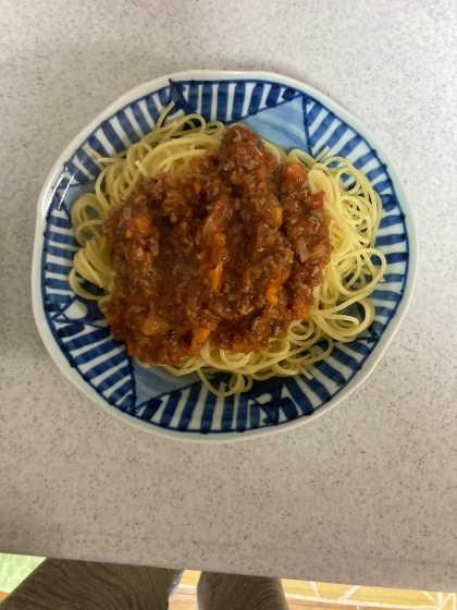 カットトマトの缶詰で⭐ミートソース♥