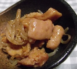 簡単！豚ホルモンの味噌焼き