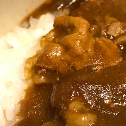 ターメリックライスでカレー