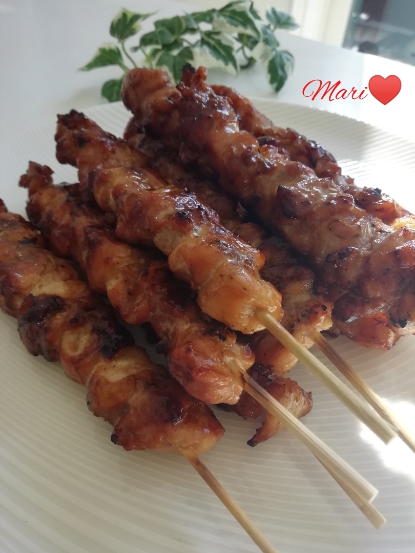 炭火焼き☆我が家の焼き鳥♪