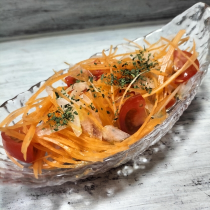 彩りサラダ♡血液サラサラ♡トマトと玉ねぎのサラダ