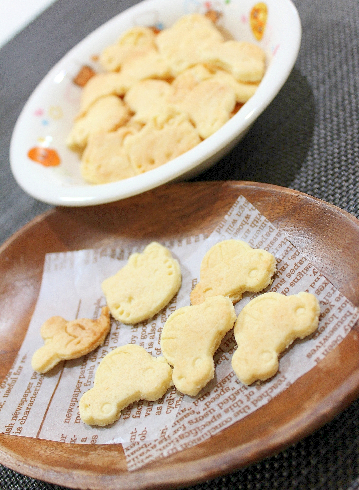 子供おやつ★画期的?型付けで簡単!型抜きクッキー