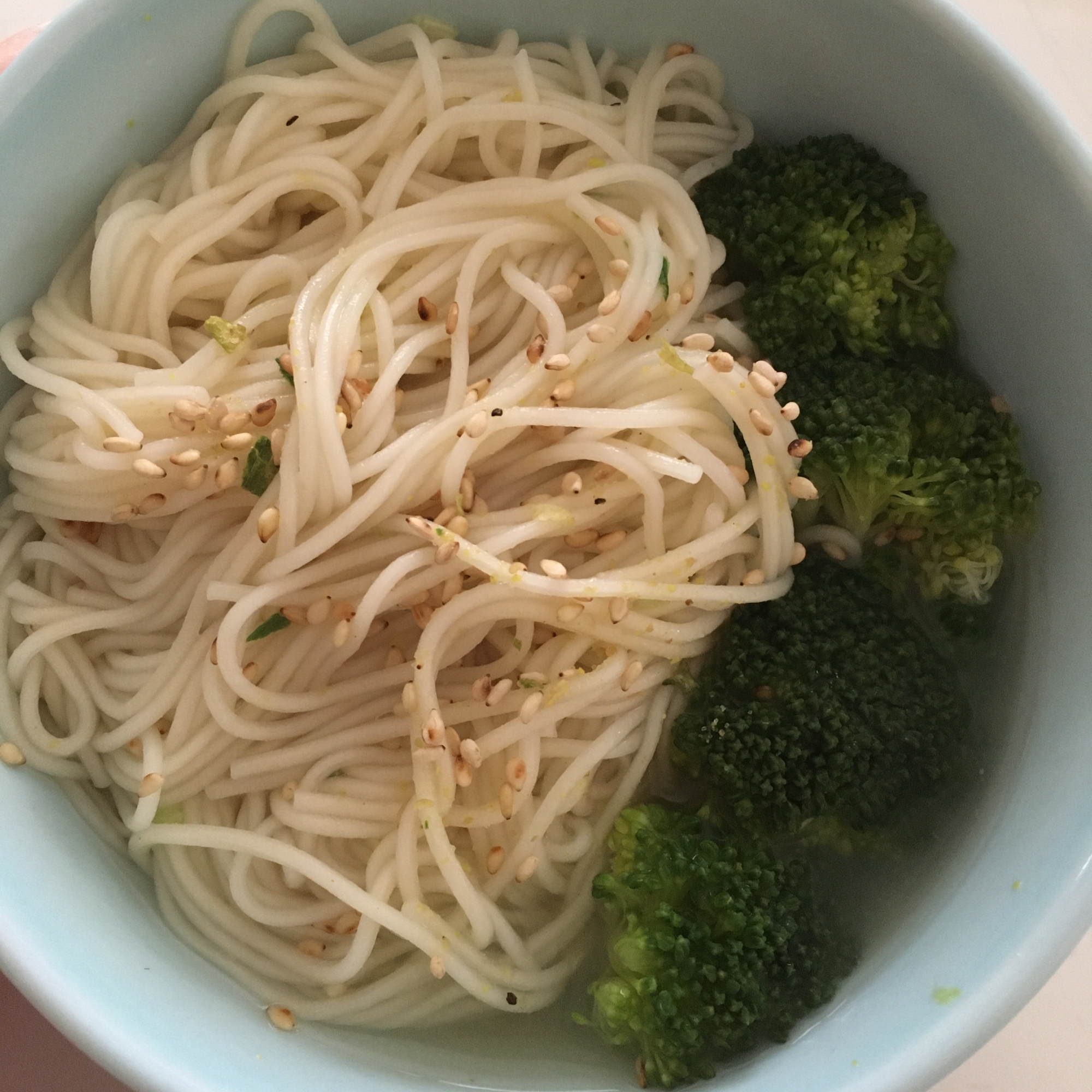 余ったラーメンスープを使った塩そうめんラーメン