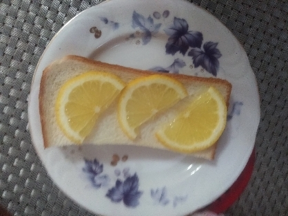♥　シュガーレモン乗せトースト　♥
