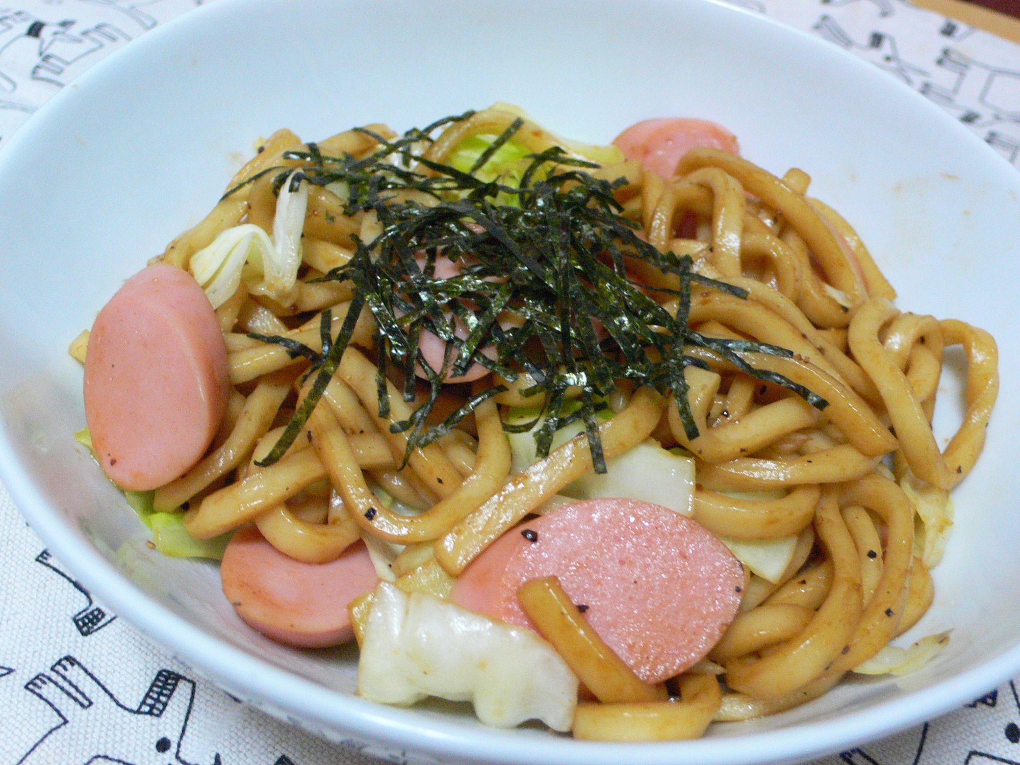 焼きそば風　焼きうどん