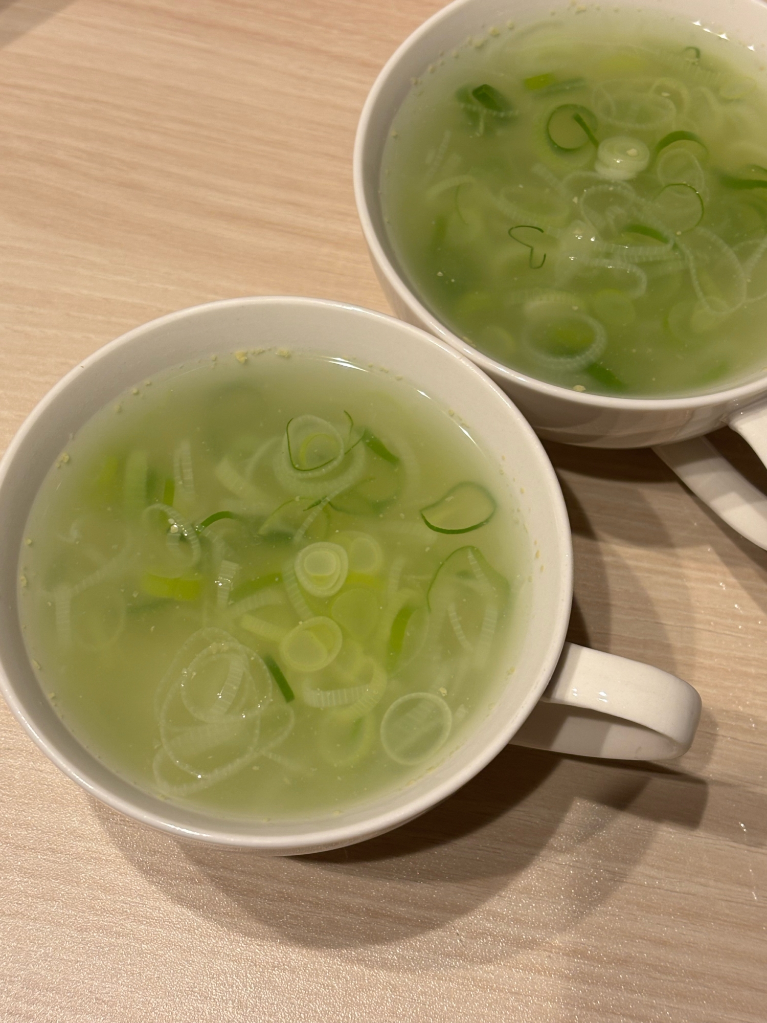 こっくり甘い長ネギスープ♪