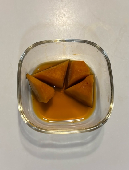 冷凍かぼちゃとレンジで簡単♪かぼちゃの煮物