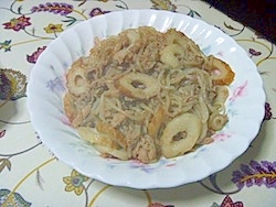 パスタ風？糸こんにゃくの和風ツナ炒め