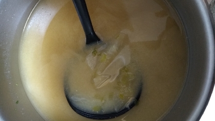 大根と大根葉の味噌汁